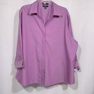 Foxcroft 3/4 cuffed sleeve Shirt